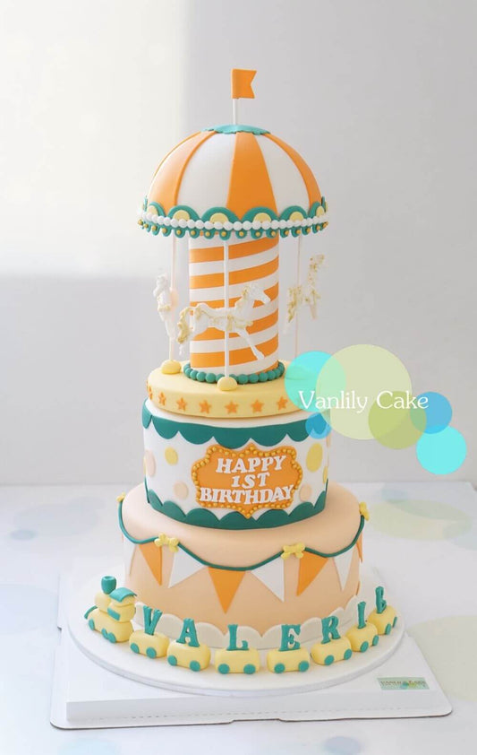 Rocking Horse Fondant Cake
