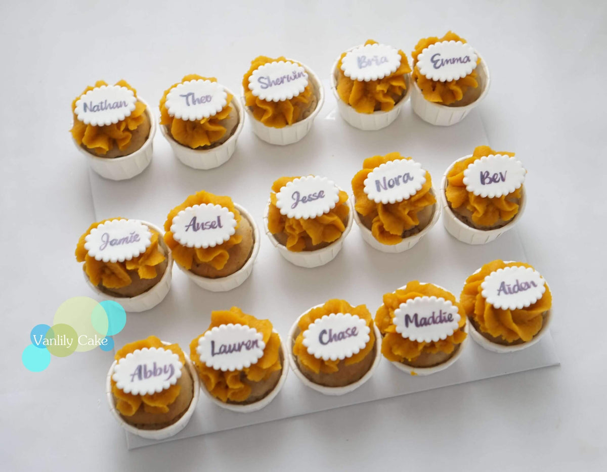 綿綿雪山杯子蛋糕 Cupcake Dairy-free Apple Cupcake