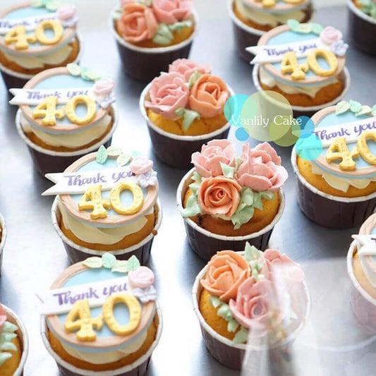 盛放之恩 Blooming Thanks Cupcake