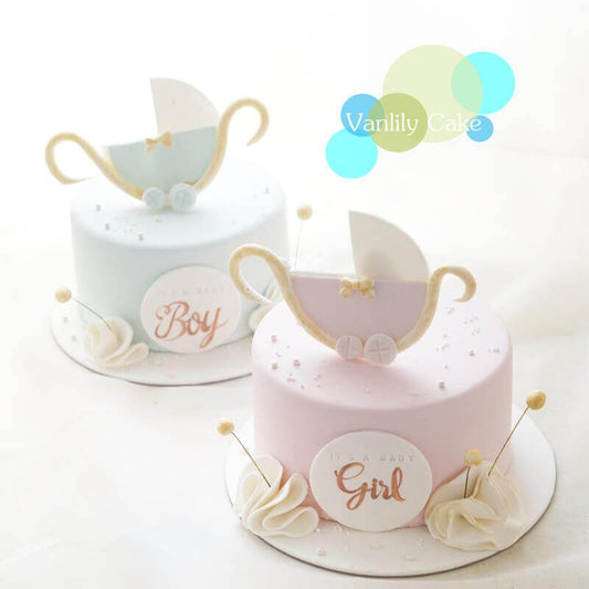 Baby shower 糖皮蛋糕