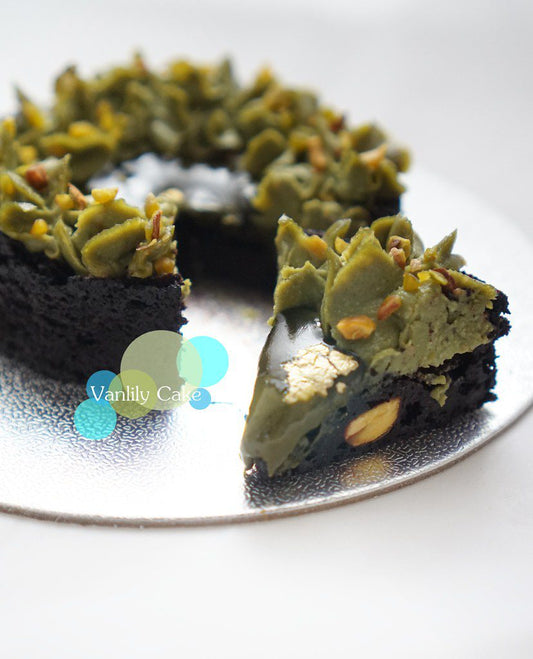 純素開心果布朗尼