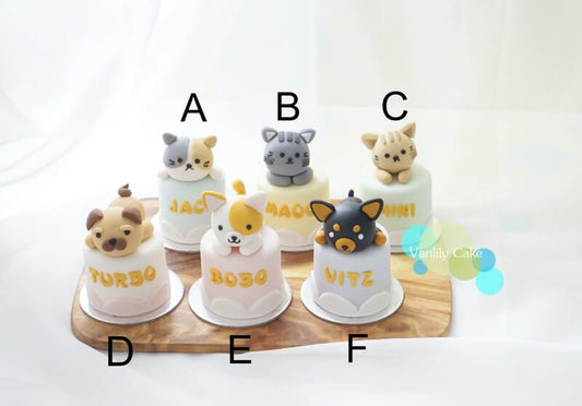 動物糖皮方型蛋糕盒