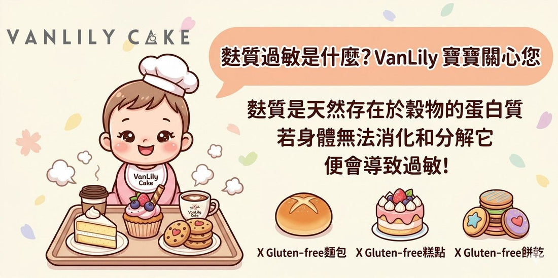 麩質過敏BB也能安心吃！Vanlily Cake無麩質蛋糕的秘密