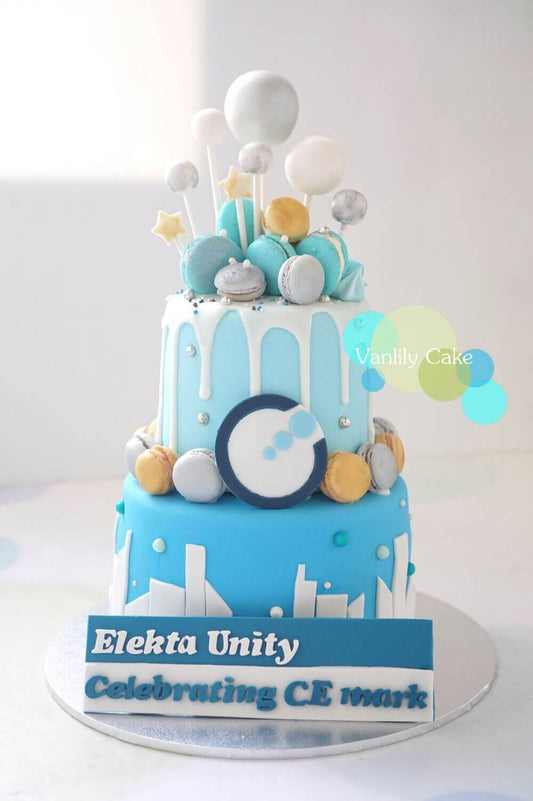 立體汽球糖皮蛋糕