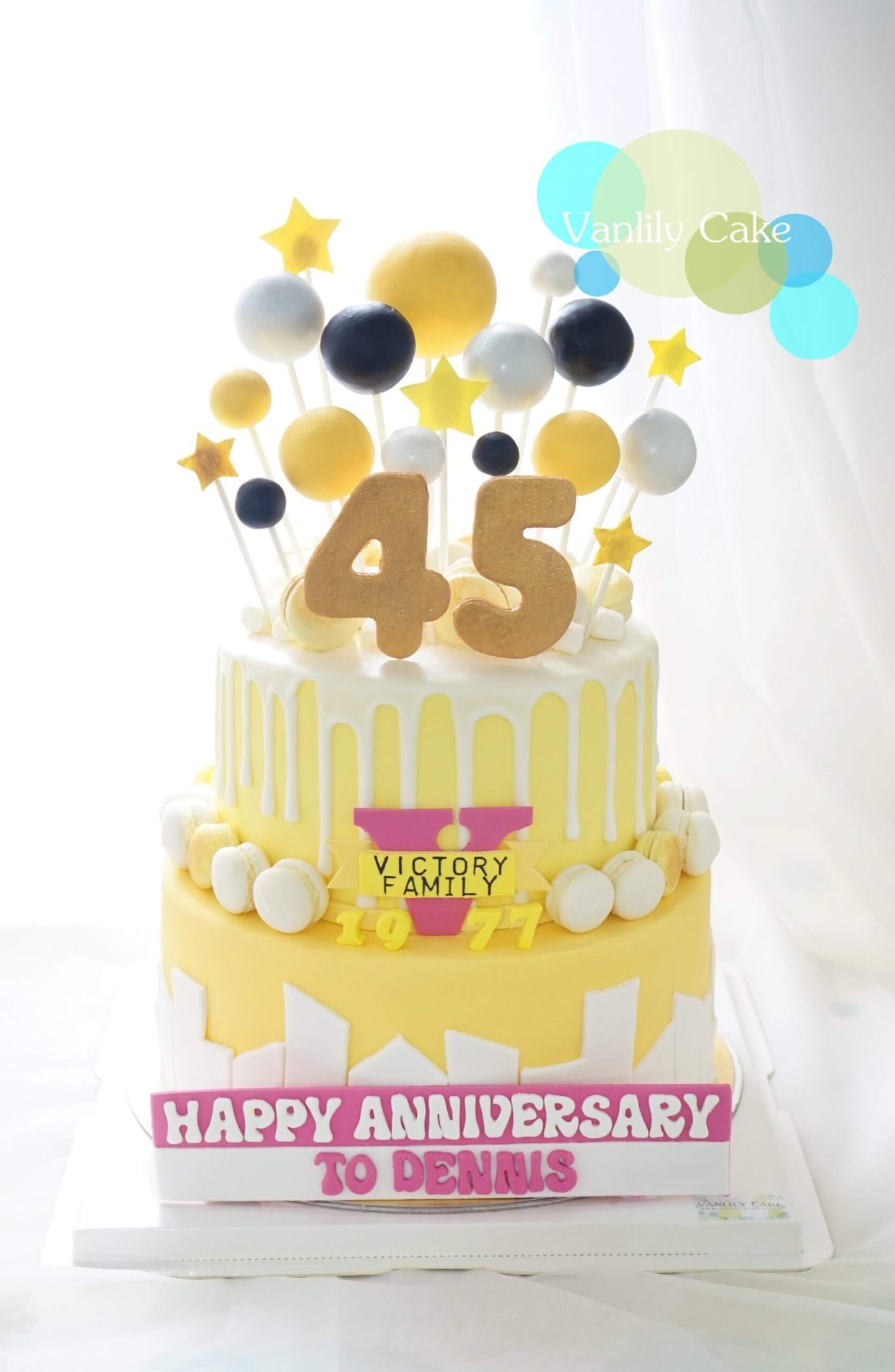 3D Balloon Fondant Cake