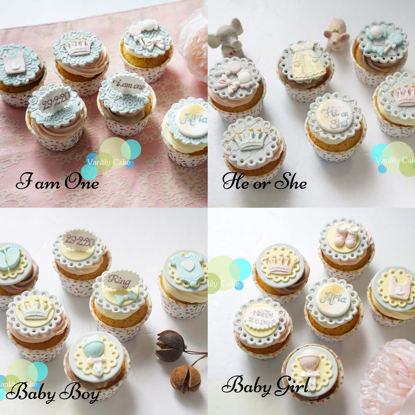 BB糖片造型Cupcake