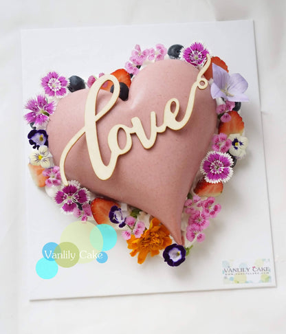 心型無糖純素mousse蛋糕 Sweet Heart Vegan Mousse Cake