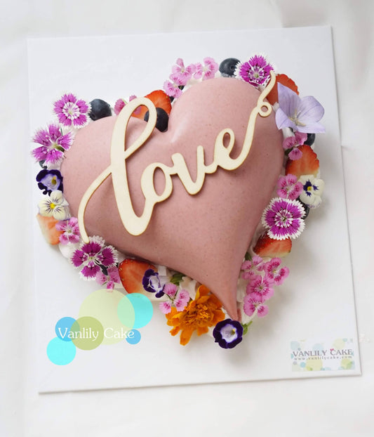 心型無糖純素mousse蛋糕 Sweet Heart Vegan Mousse Cake