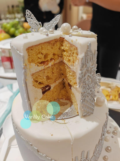 閃石字母糖皮蛋糕