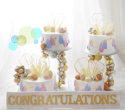 Custom Banquet Double Up Cake Tower