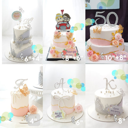 Amphibole Alphabet Fondant Cake