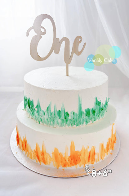 Royal Sugar-Free Cake Smash 1st Birthday Cake | Sugar-Free, Gluten-Free, Hypoallergenic Cream Rice Cake