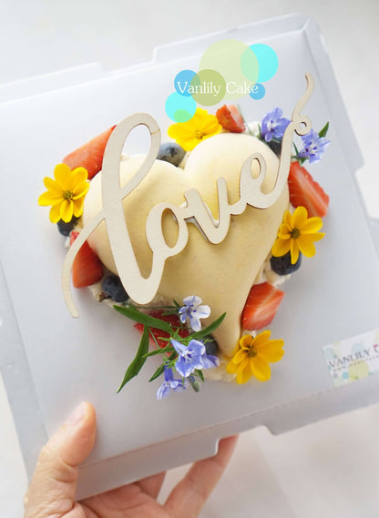 心型無糖純素mousse蛋糕 Sweet Heart Vegan Mousse Cake