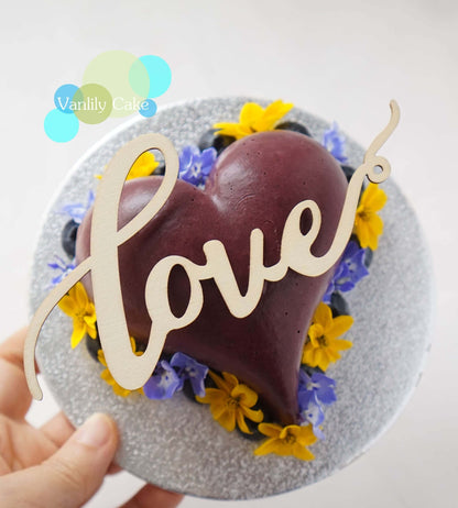 心型無糖純素mousse蛋糕 Sweet Heart Vegan Mousse Cake