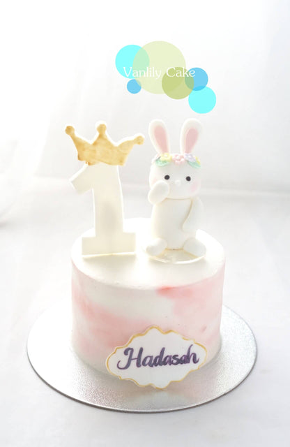 鮮果忌廉蛋糕 (配公仔)