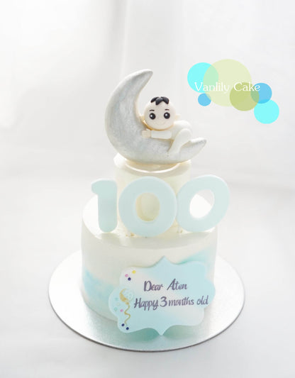 鮮果忌廉蛋糕 (配公仔)