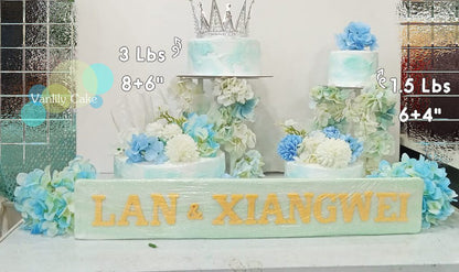 Custom Banquet Double Up Cake Tower