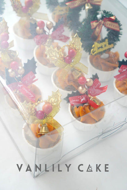 聖誕無糖cupcake