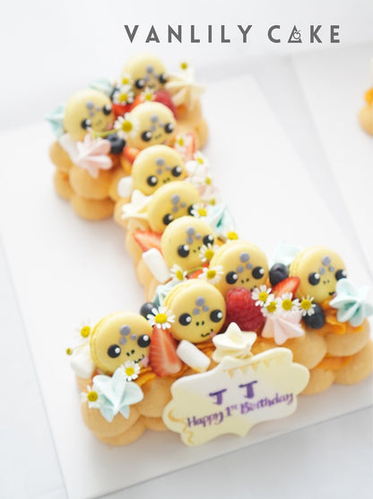 Sugar-Free Number Cake for Baby