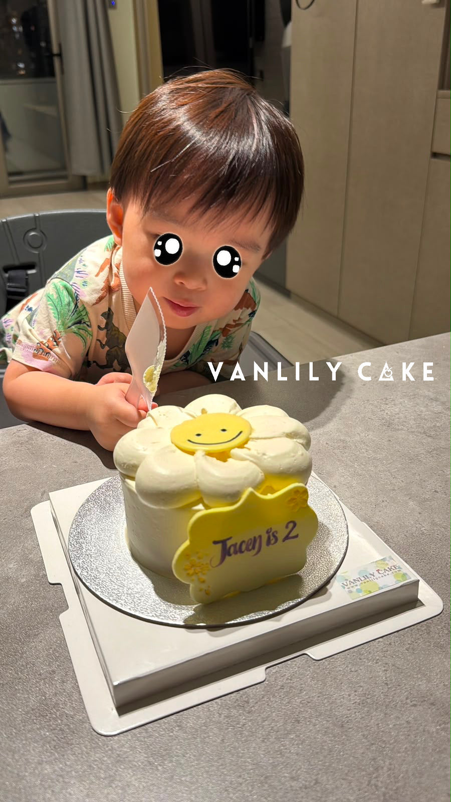 Smiley bb Cake (微甜口味)