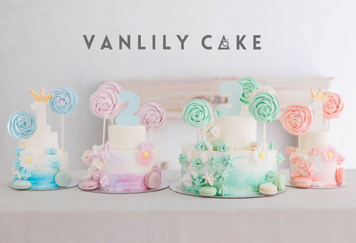 波板糖忌廉蛋糕 Lollipop Cake