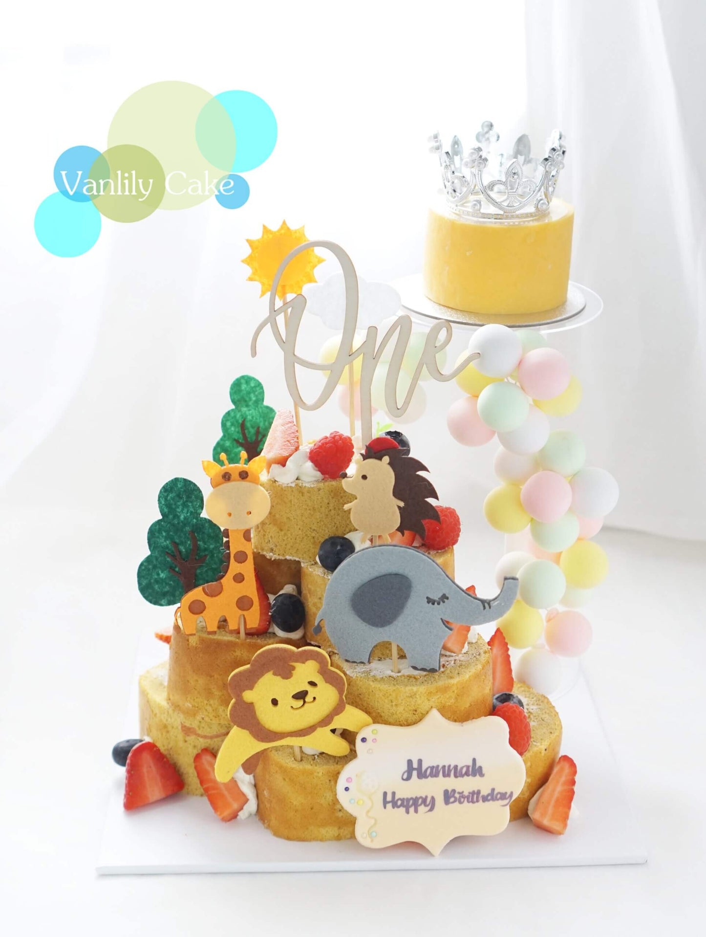 Family Double up Cake Tower - 森林米蛋卷