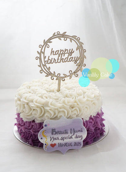 Vegan Sugar-Free Piping Yam Cake Smash