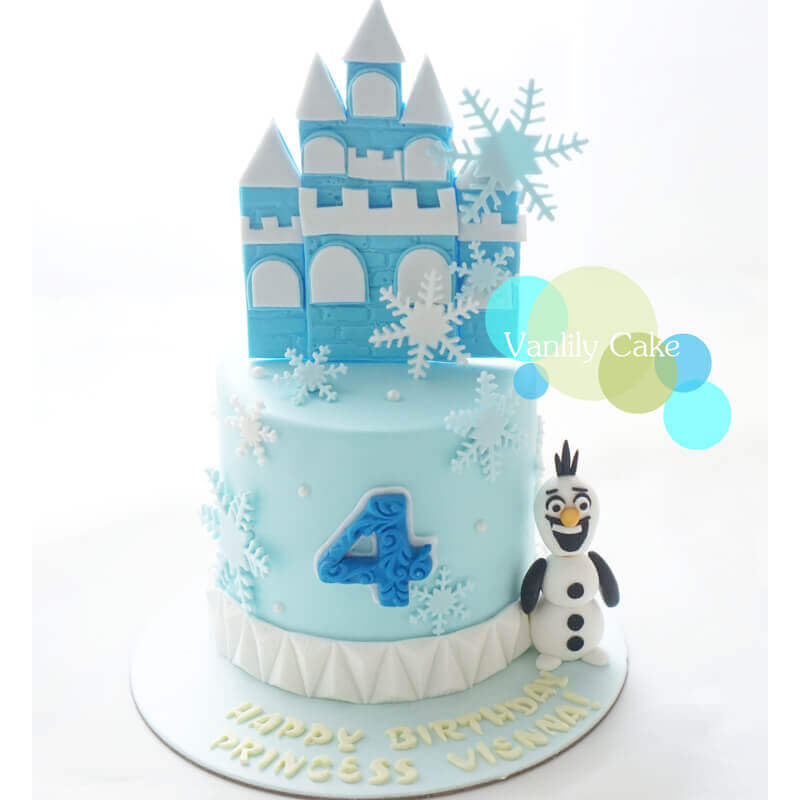 自備公仔糖皮蛋糕