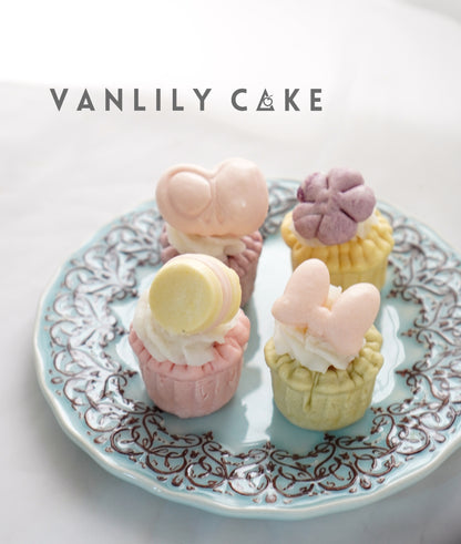 Vanlily Cake 無蛋奶寶寶蒸蛋糕，新鮮淮山蓉與蘋果蓉內餡，適合雞蛋敏感嬰兒。