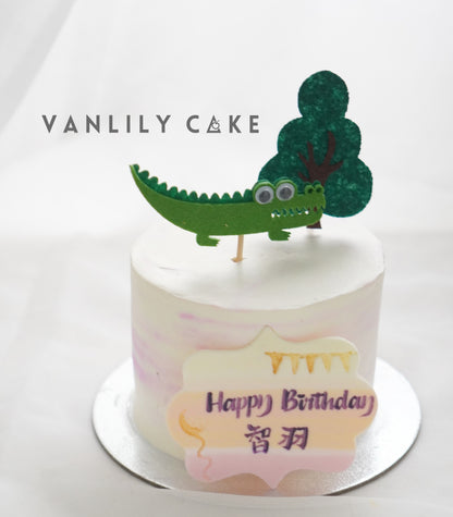 Vegan Sugar-Free Dinosaur Cake