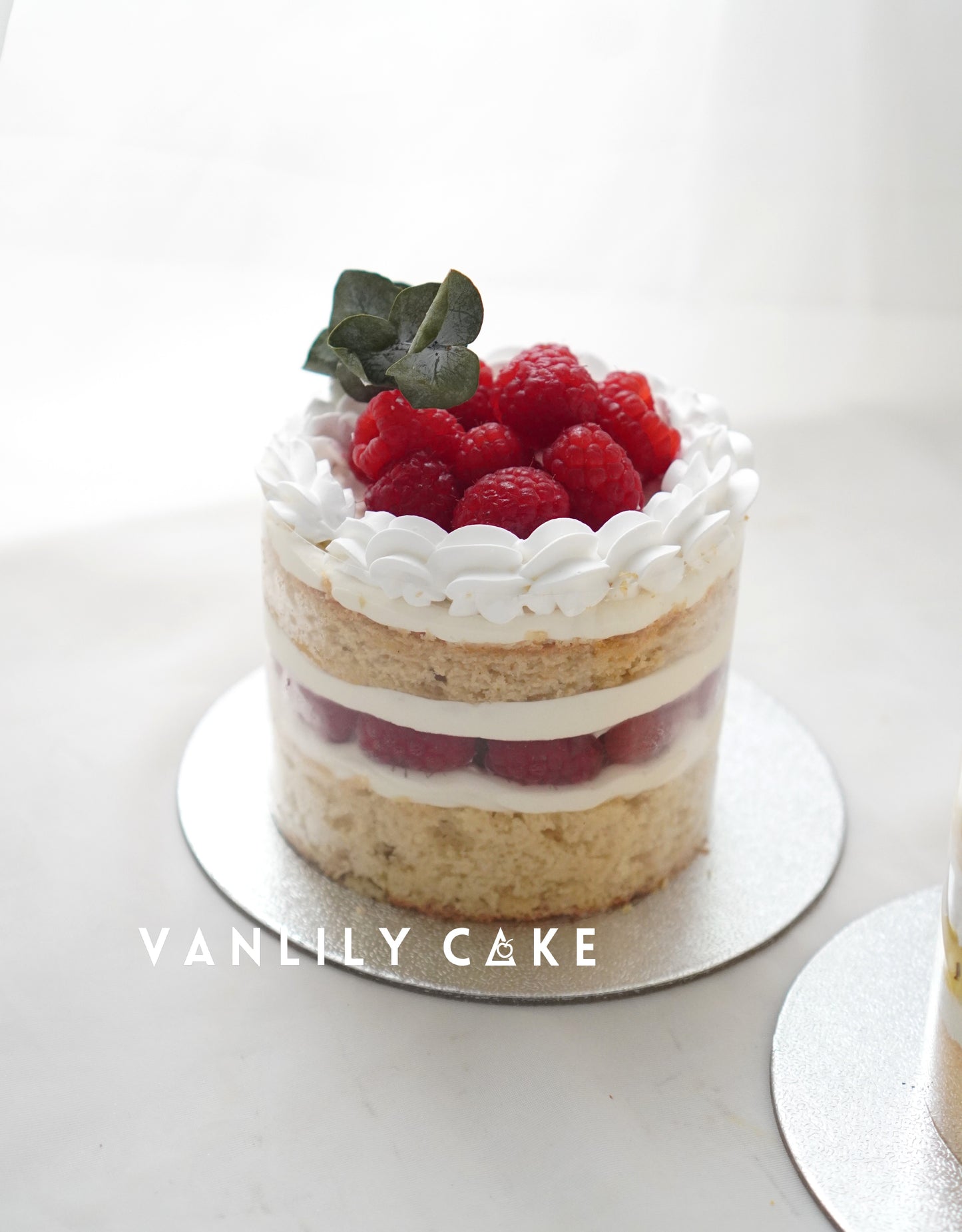 Vegan Banana Cake (Vanilla Decoration)