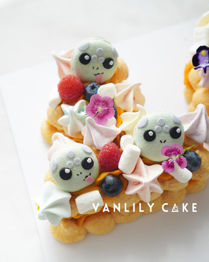 Sugar-Free Number Cake for Baby