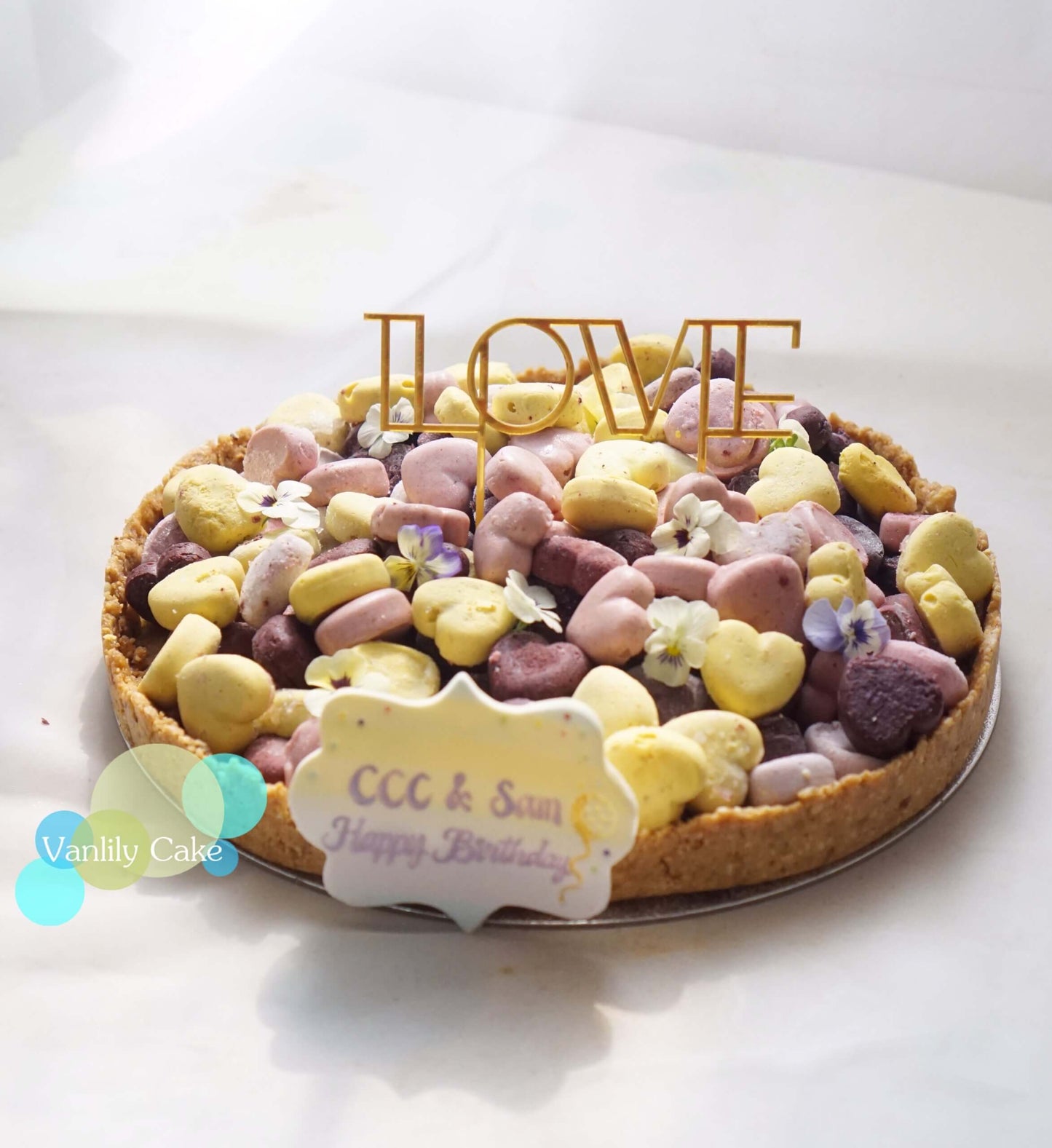 無糖純素心心粒Mousse撻 Sugar-free vegan fruit Tart