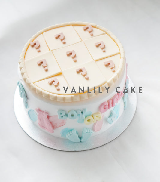 He or She Gender Reveal Creamy Rice Cake