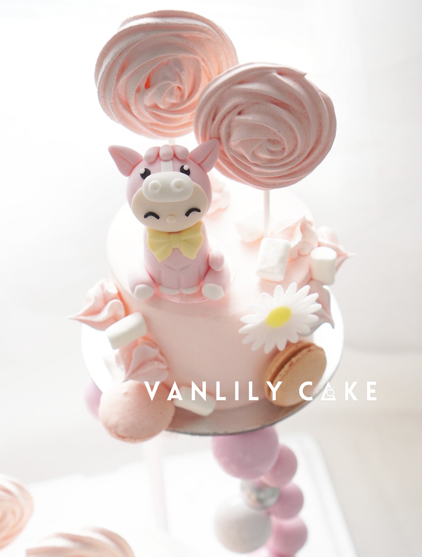 Family Lollipop Cake Double-up cake tower 波板糖忌廉蛋糕