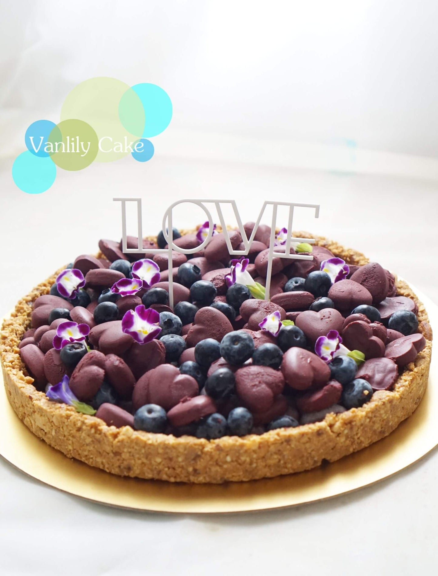 無糖純素心心粒Mousse撻 Sugar-free vegan fruit Tart