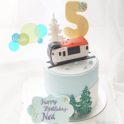 Shinkansen Fondant Cake
