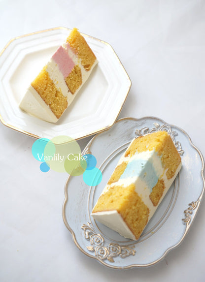 He or She Gender Reveal Buttercream Cake