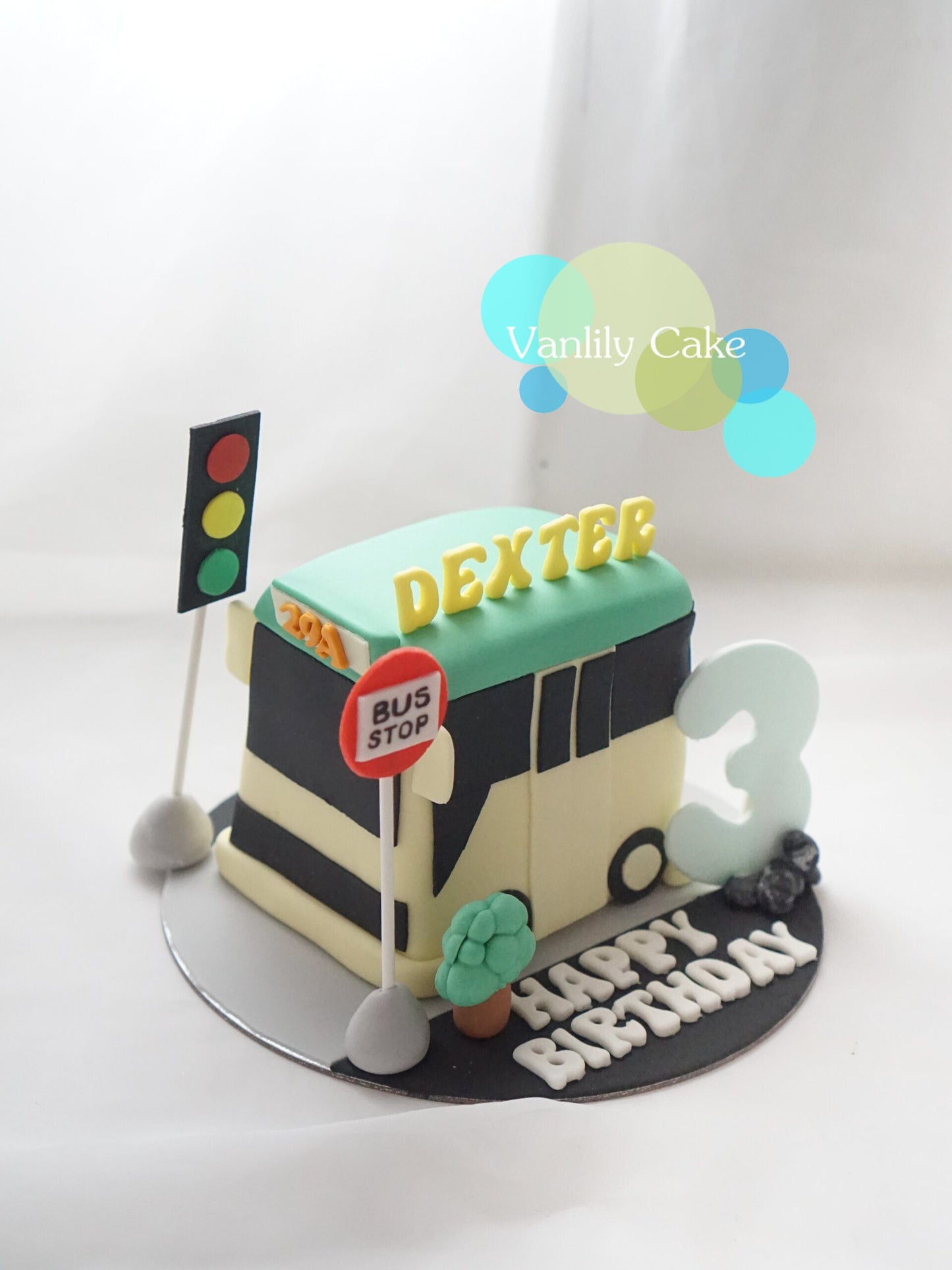 交通車糖皮蛋糕
