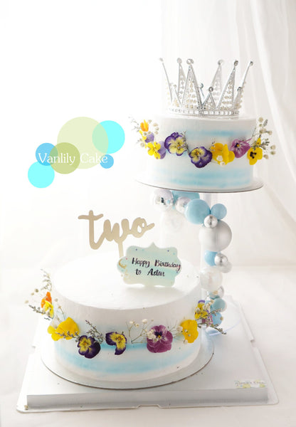 Spring Floral Crown Cream Cake忌廉蛋糕