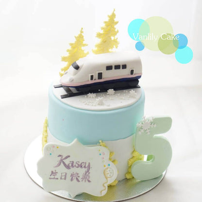 Shinkansen Fondant Cake
