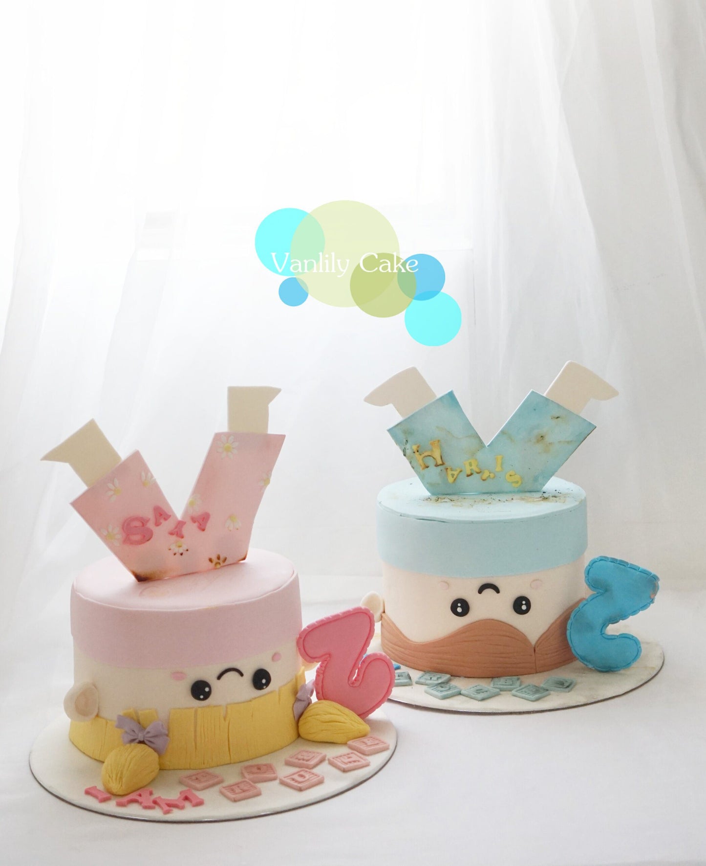 I am troubled by TWO chiffon cakes.