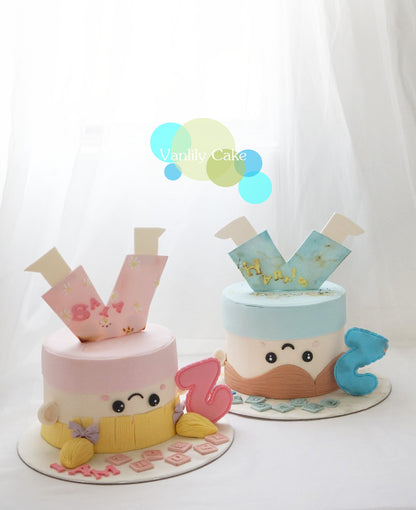 I am troubled by TWO chiffon cakes.
