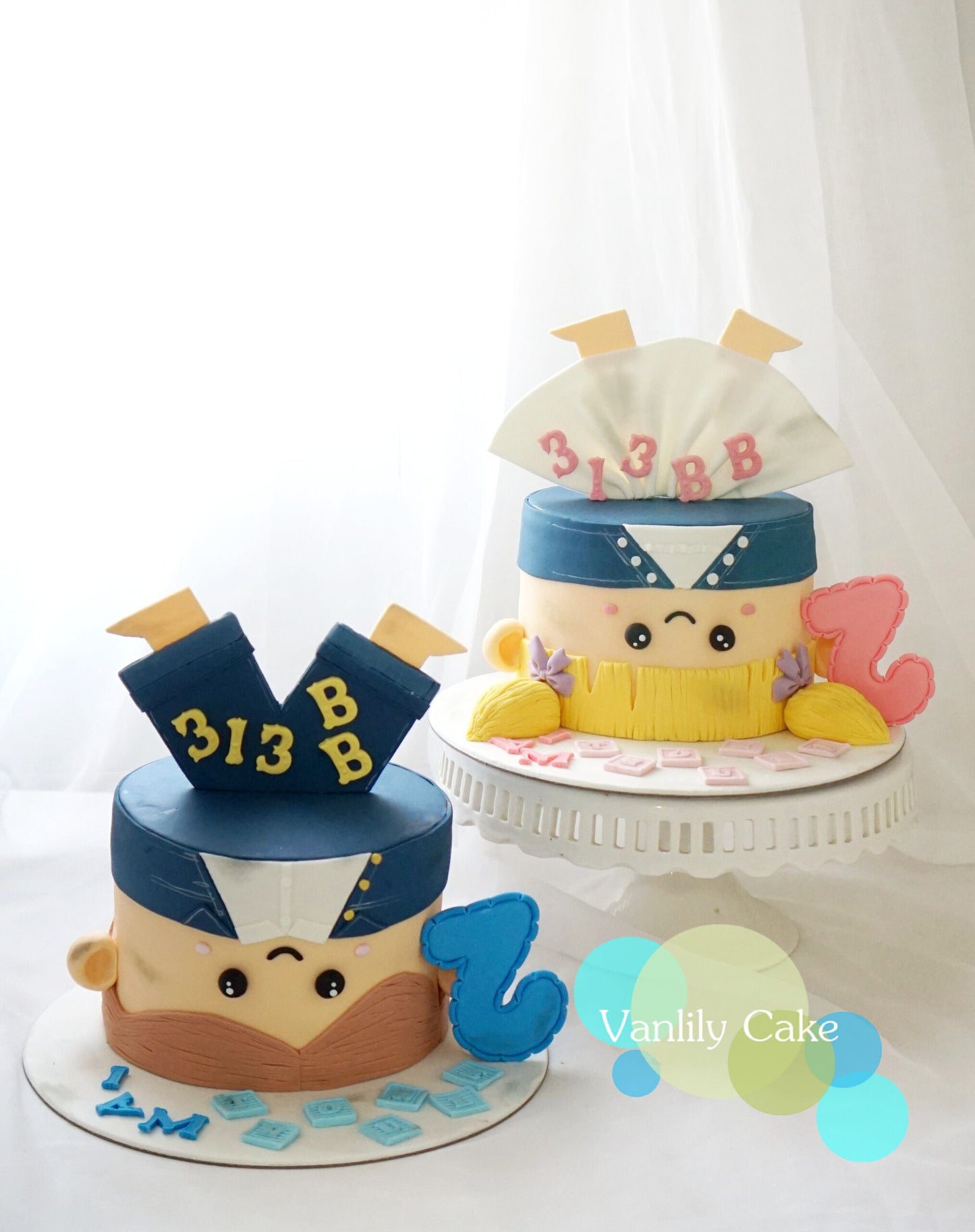 I am troubled by TWO chiffon cakes.