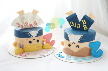 I am troubled by TWO chiffon cakes.