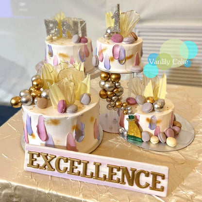Custom Banquet Double Up Cake Tower