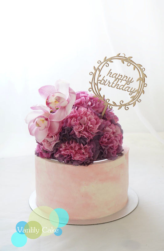 Dreamy Flower Cream Cake 忌廉蛋糕