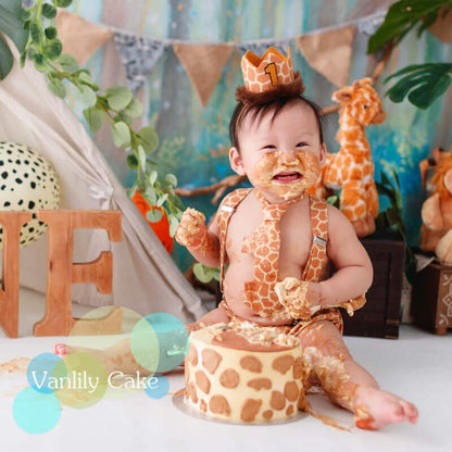 長頸鹿忌廉蛋糕