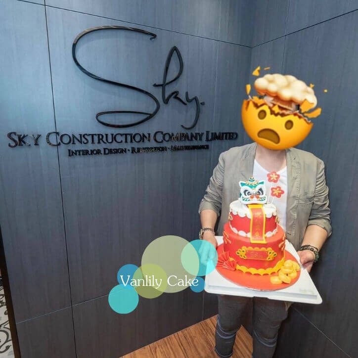 開張醒獅糖皮蛋糕