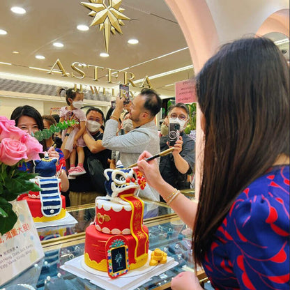 開張醒獅糖皮蛋糕